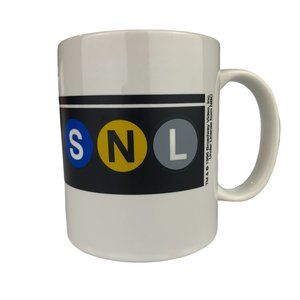 Vintage 1996 SNL Coffee Mug Saturday Night Live NYC 90s Black Cup Retro 12oz